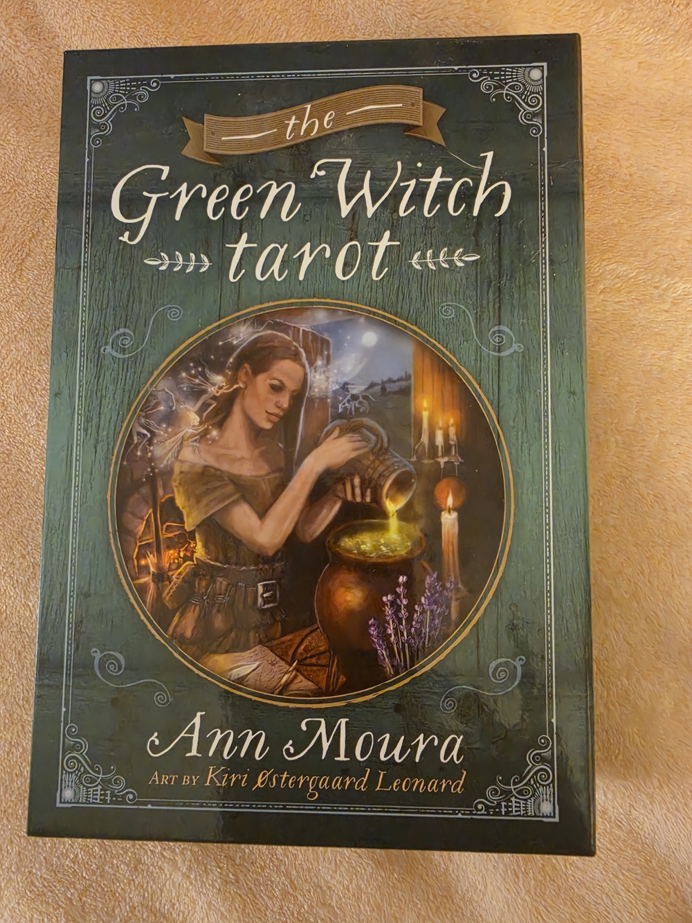 The Green Witch Tarot Wall Art Print - Green